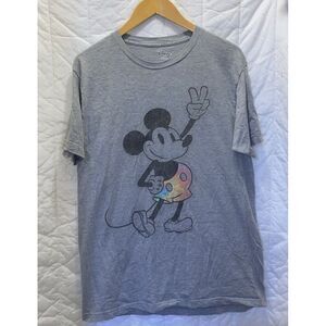 Men's Mickey Mouse With‎ Tye Dye Shorts Shirt Size XL